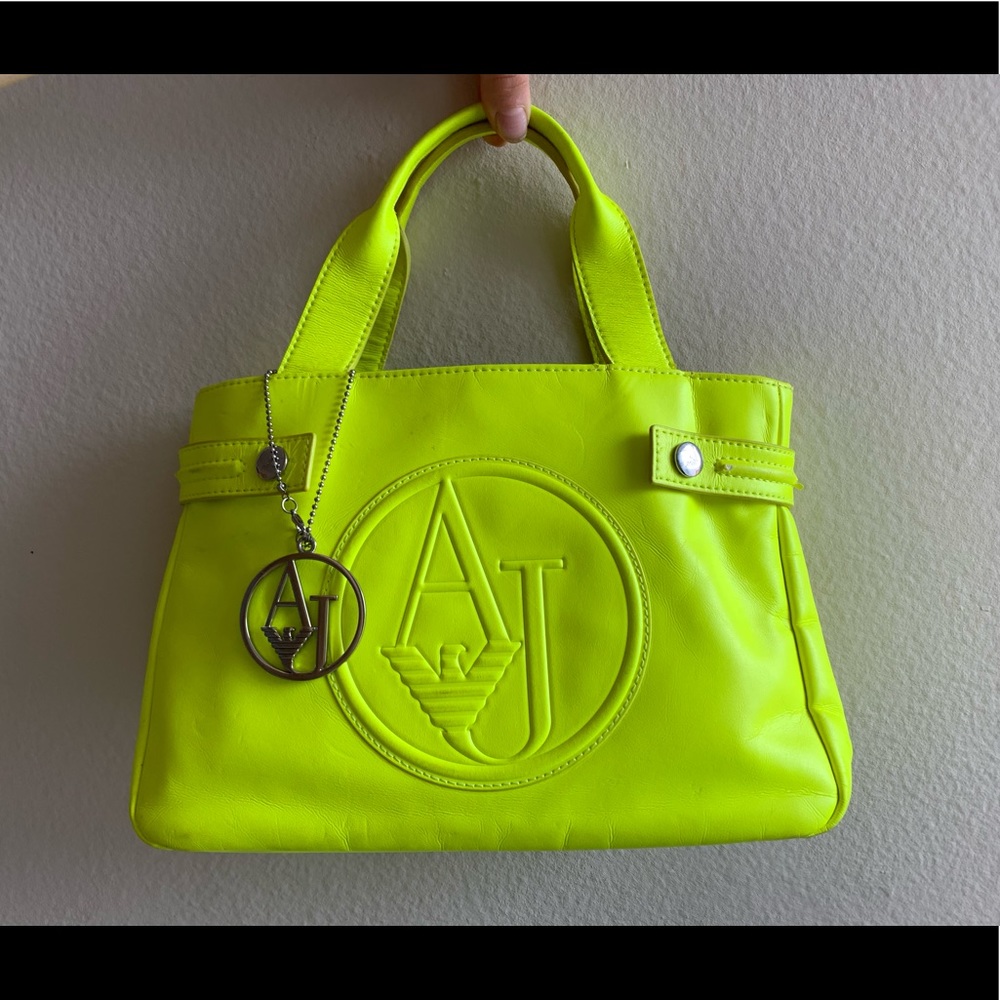 Armani lime purse